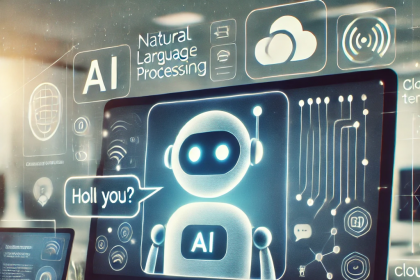 AI-powered chatbot engaging in a smart conversation with a user, demonstrating real-time interactions through advanced machine learning algorithms.